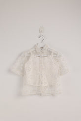 Flory Transparent White Blouse